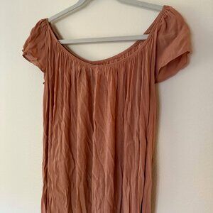 Reformation mauve maxi dress